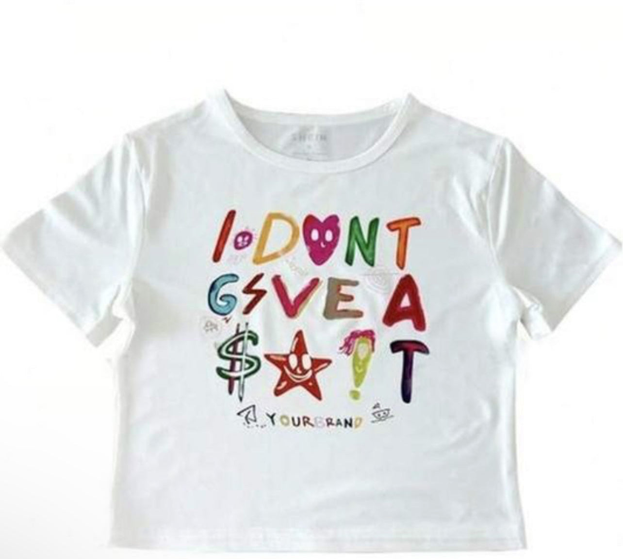 I don't give a $h!t - Crop Tee