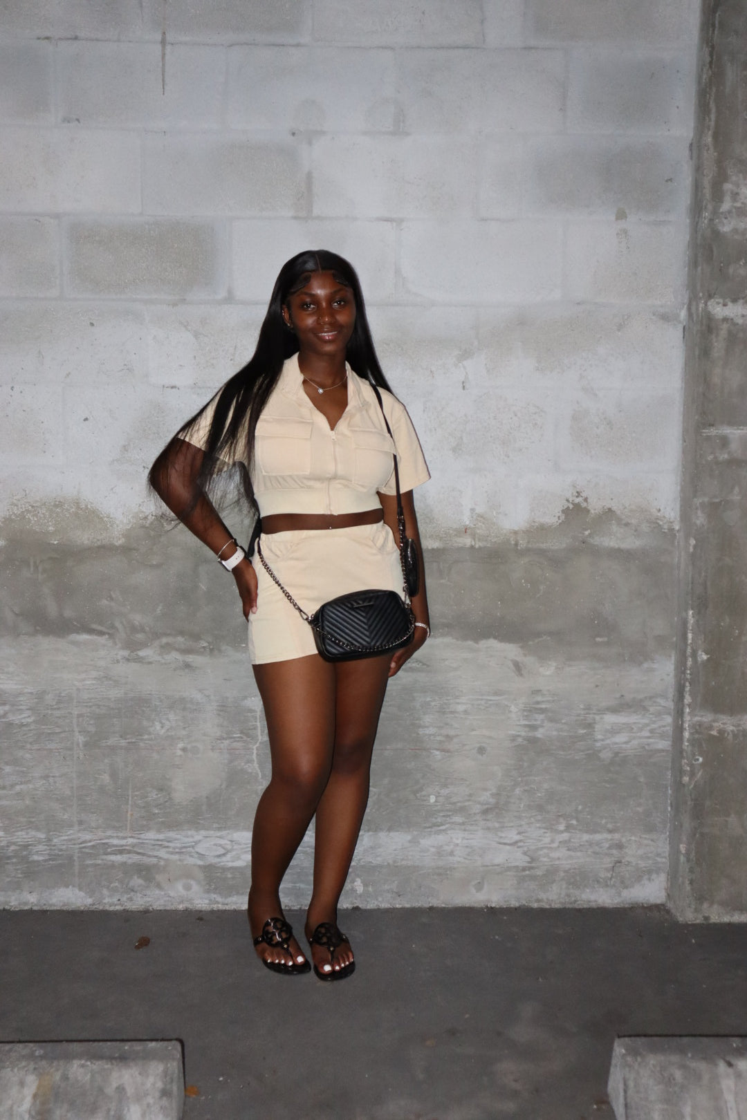 Crop Skirt Set